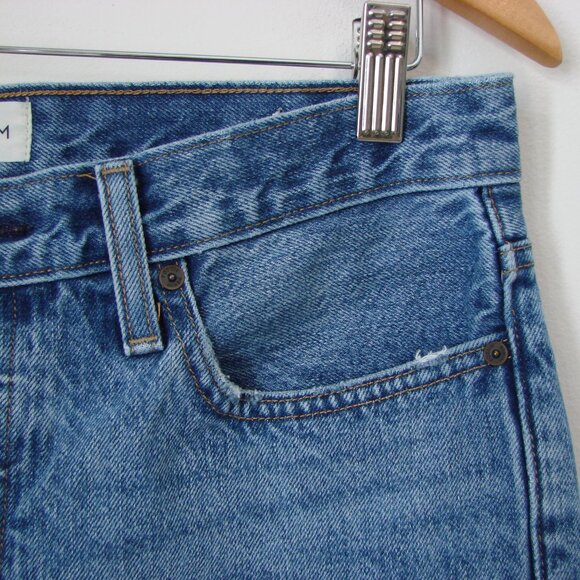 Aritzia Denim Forum Jeans The Ex Boyfriend Organic Cotton Ankle Medium Wash 30 - Picture 6 of 16